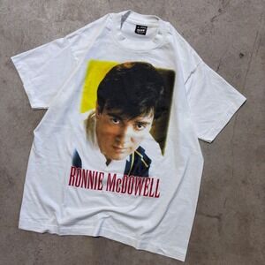 Vintage 1994 Made in‎ USA Ronnie McDowell Screenplay Country Music Tee White  L